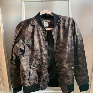 Camo Bomber Jacket